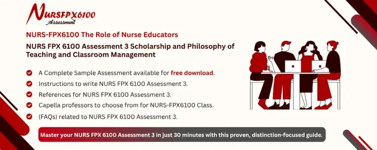 NURS FPX 6100 Assessment 3 Scholarship and Philosophy of Teaching and Classroom Management