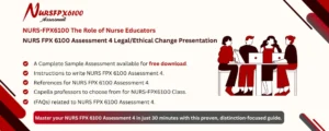 NURS FPX 6100 Assessment 4 Legal/Ethical Change Presentation